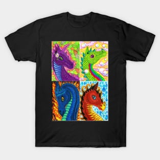 Four elements dragons T-Shirt